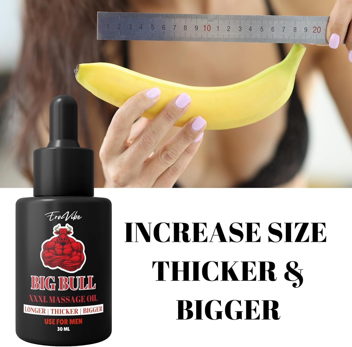 Men's Massage Oil Penis Becomes Longer Thicker Enhancement Men Energy for Care Delay Performance Boost Strength