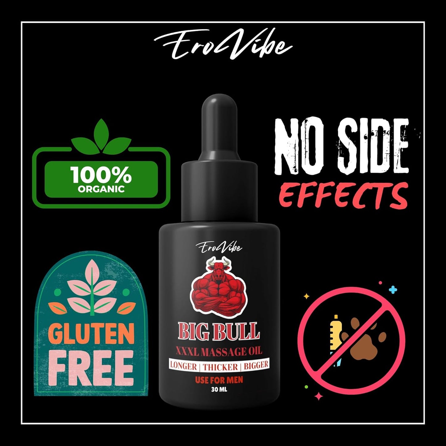 Men's Massage Oil Penis Becomes Longer Thicker Enhancement Men Energy for Care Delay Performance Boost Strength