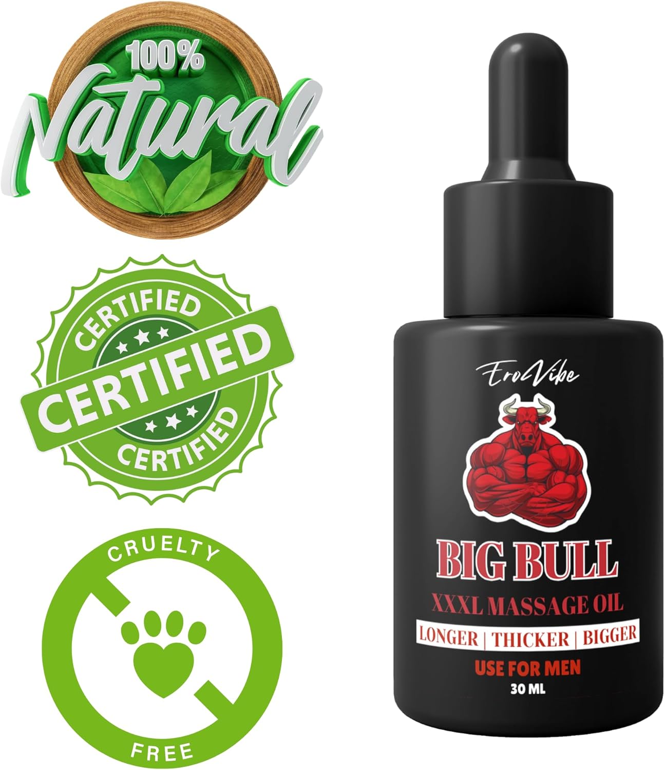 Men's Massage Oil Penis Becomes Longer Thicker Enhancement Men Energy for Care Delay Performance Boost Strength