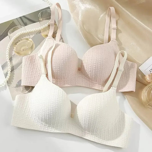 Seamless Wireless Push Up Bra – Invisible Lift & Anti-Sag Support